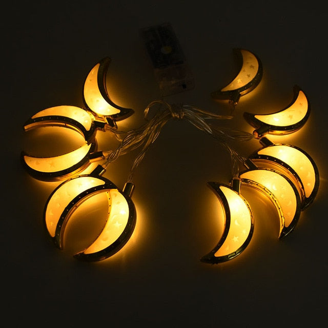 Ramadan Decoration Plastic Lantern Led String Lights (1.5 m long)