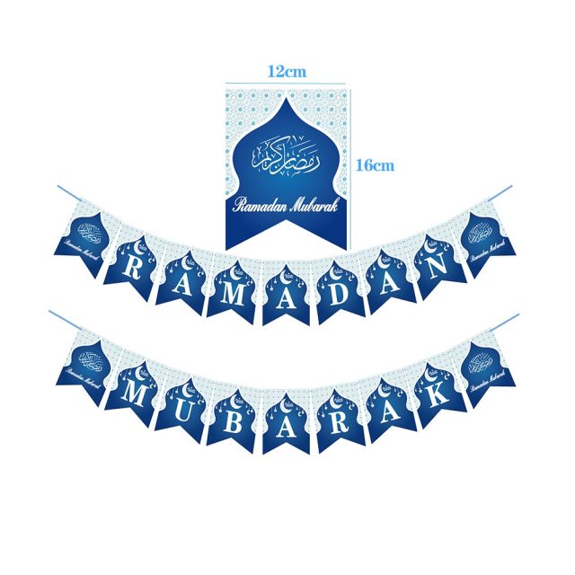 New EID and Ramadan Mubarak Disposable Tableware