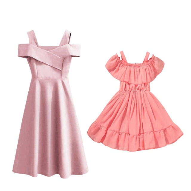 Mom And Daughter Party Clothing