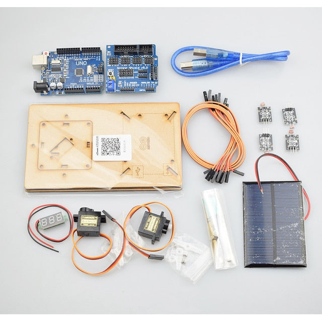 For Arduino Intelligent Solar Tracking Equipment DIY STEM Programming Toys Parts