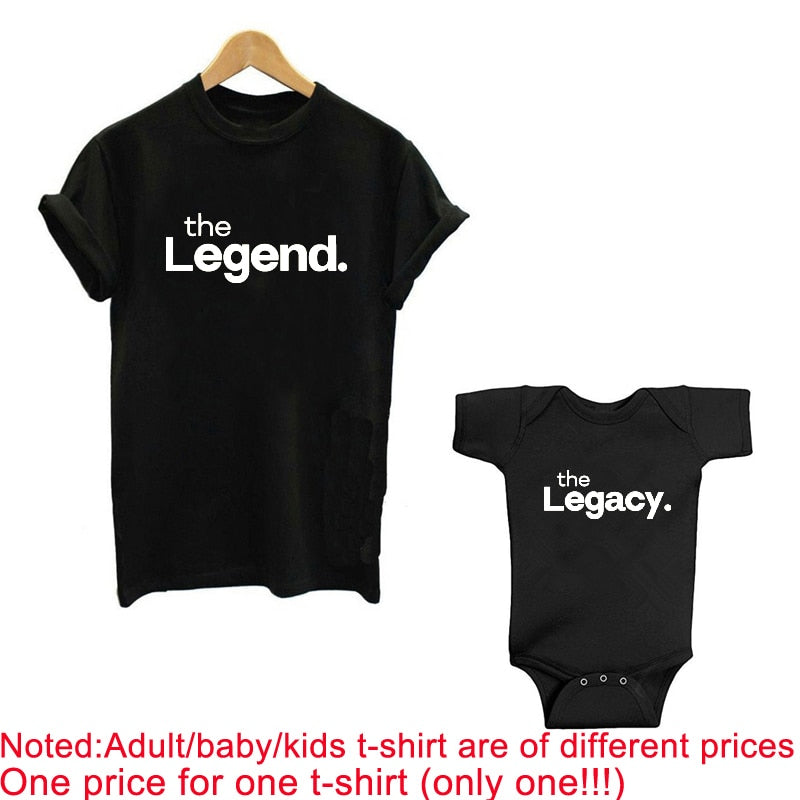 The Legend and Legacy Family Matching Clothes Tshirt