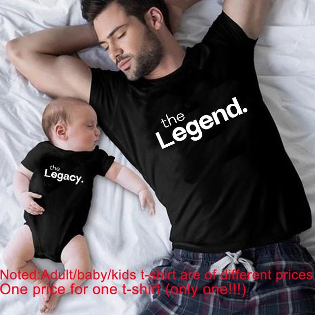 The Legend and Legacy Family Matching Clothes Tshirt