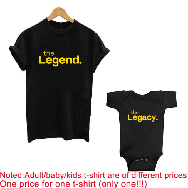 The Legend and Legacy Family Matching Clothes Tshirt