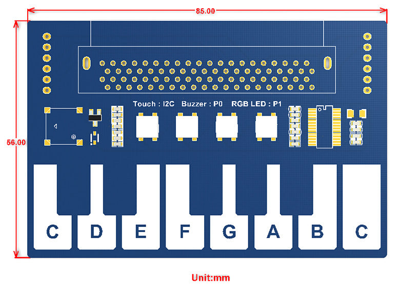 TTP229 Touch Keys Sensor Piano Module