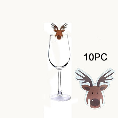 Christmas Wine Glass Decoration