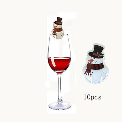 Christmas Wine Glass Decoration