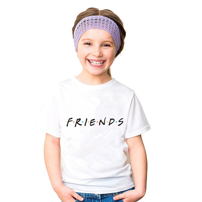 FRIENDS Printed T-shirt Mom and Daughter Matching Clothes