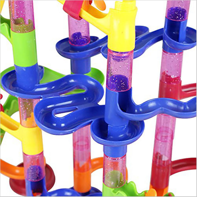 109pcs 3D Set DIY Construction Marble Run / Race Track