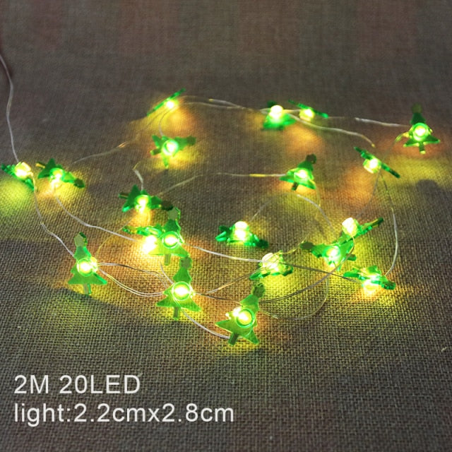 2M Santa Claus Christmas Tree LED String Lights