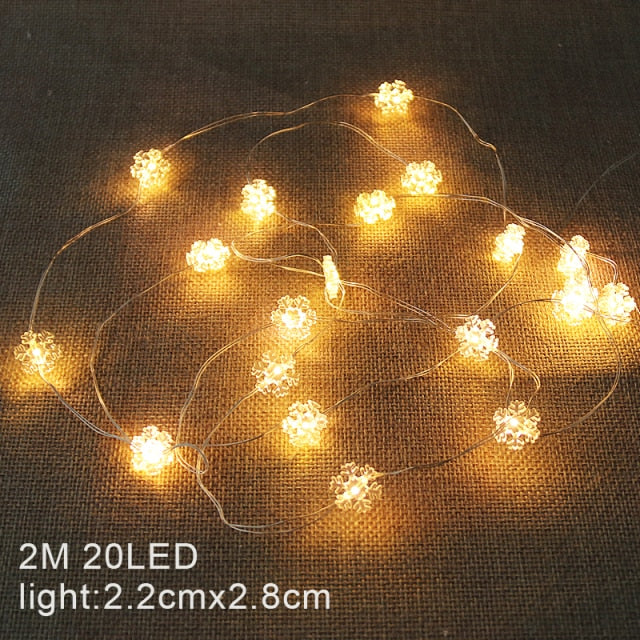 2M Santa Claus Christmas Tree LED String Lights