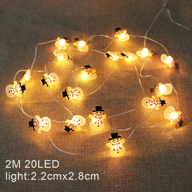 2M Santa Claus Christmas Tree LED String Lights