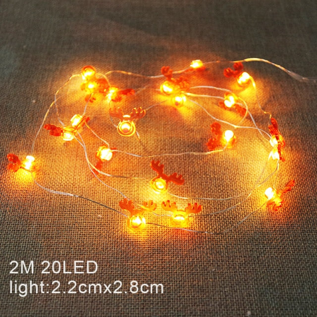 2M Santa Claus Christmas Tree LED String Lights