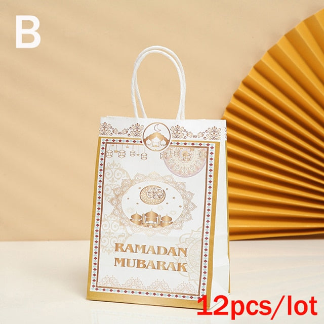 12pcs Party Gift Bag / Ramadan Mubarak Bags