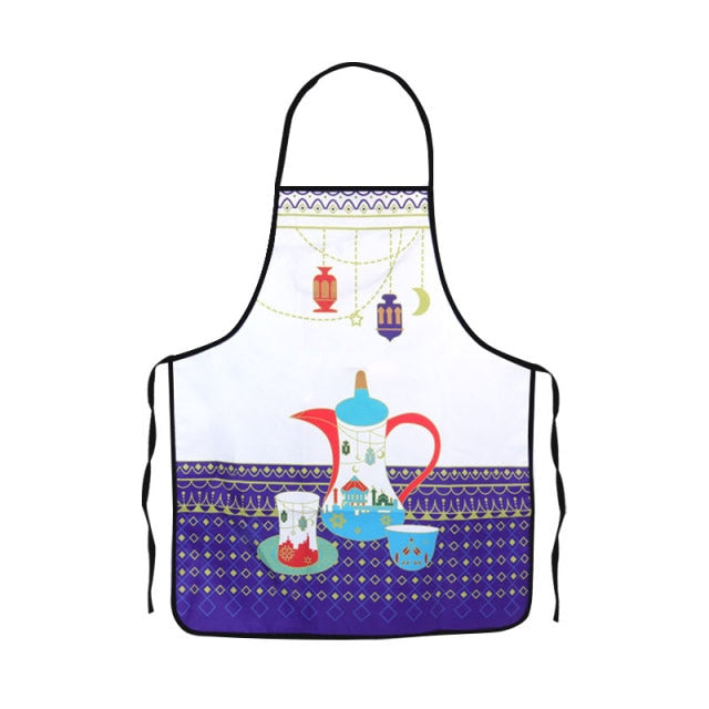 Ramadan Kareem & Eid Mubarak Apron and Baking Anti-Hot Gloves and Pad