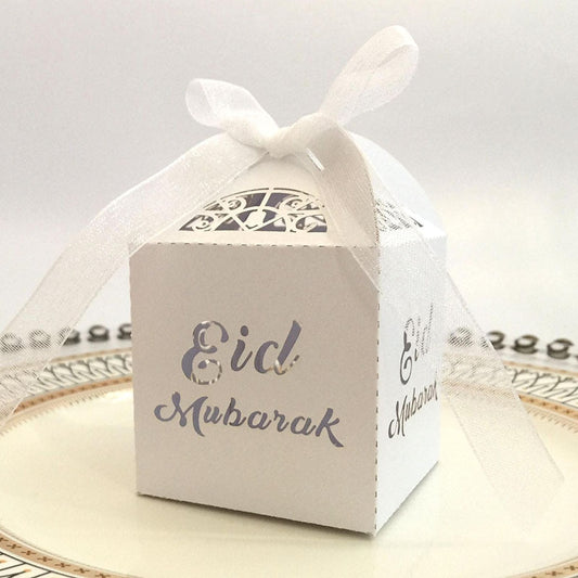 10pcs Laser Cut Gift Box Eid Gift Box