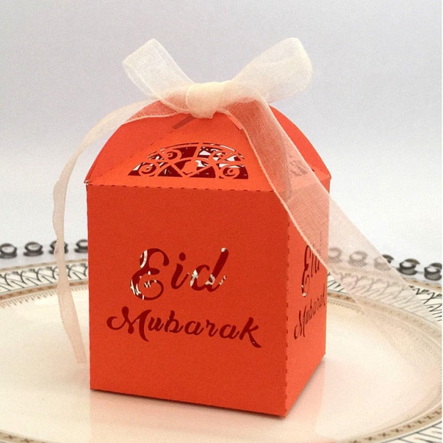 10pcs Laser Cut Gift Box Eid Gift Box