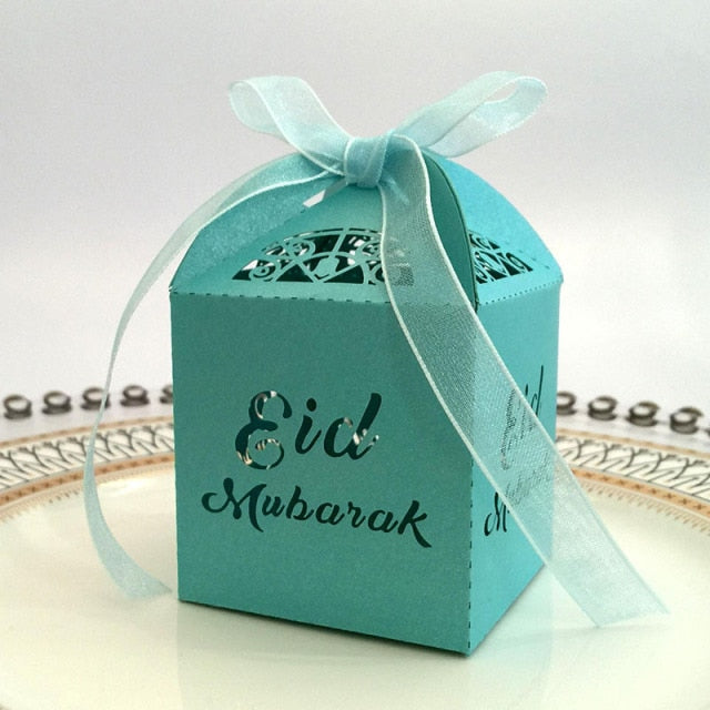 10pcs Laser Cut Gift Box Eid Gift Box